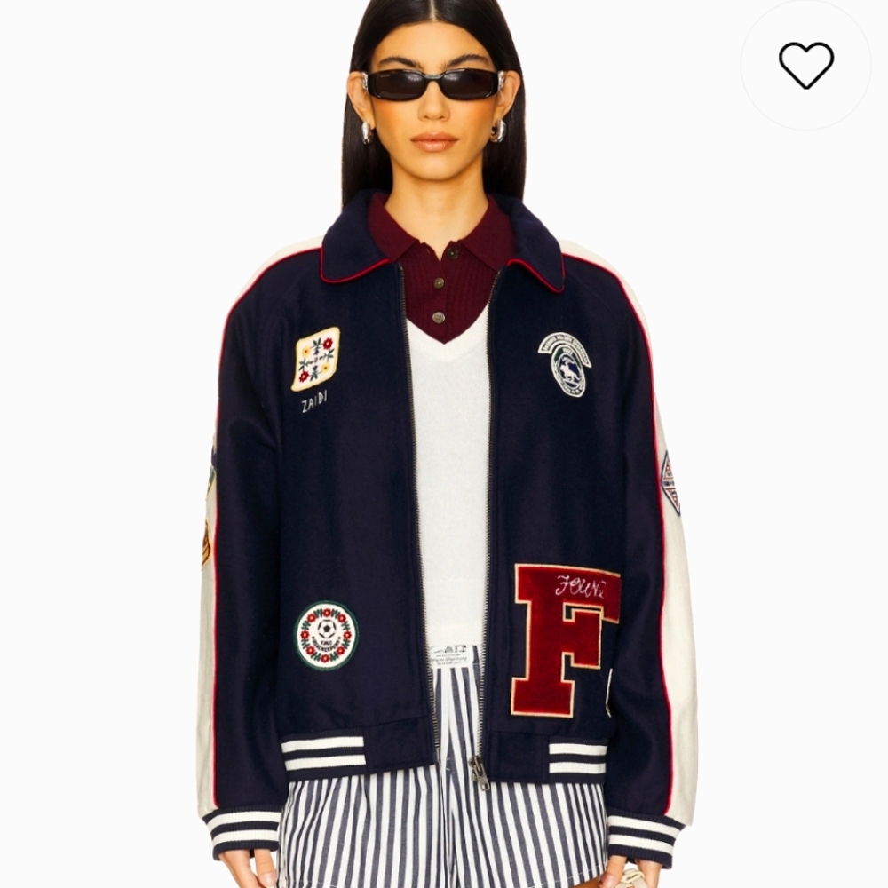 Found Vartisy Jacket With Patches Nwt
